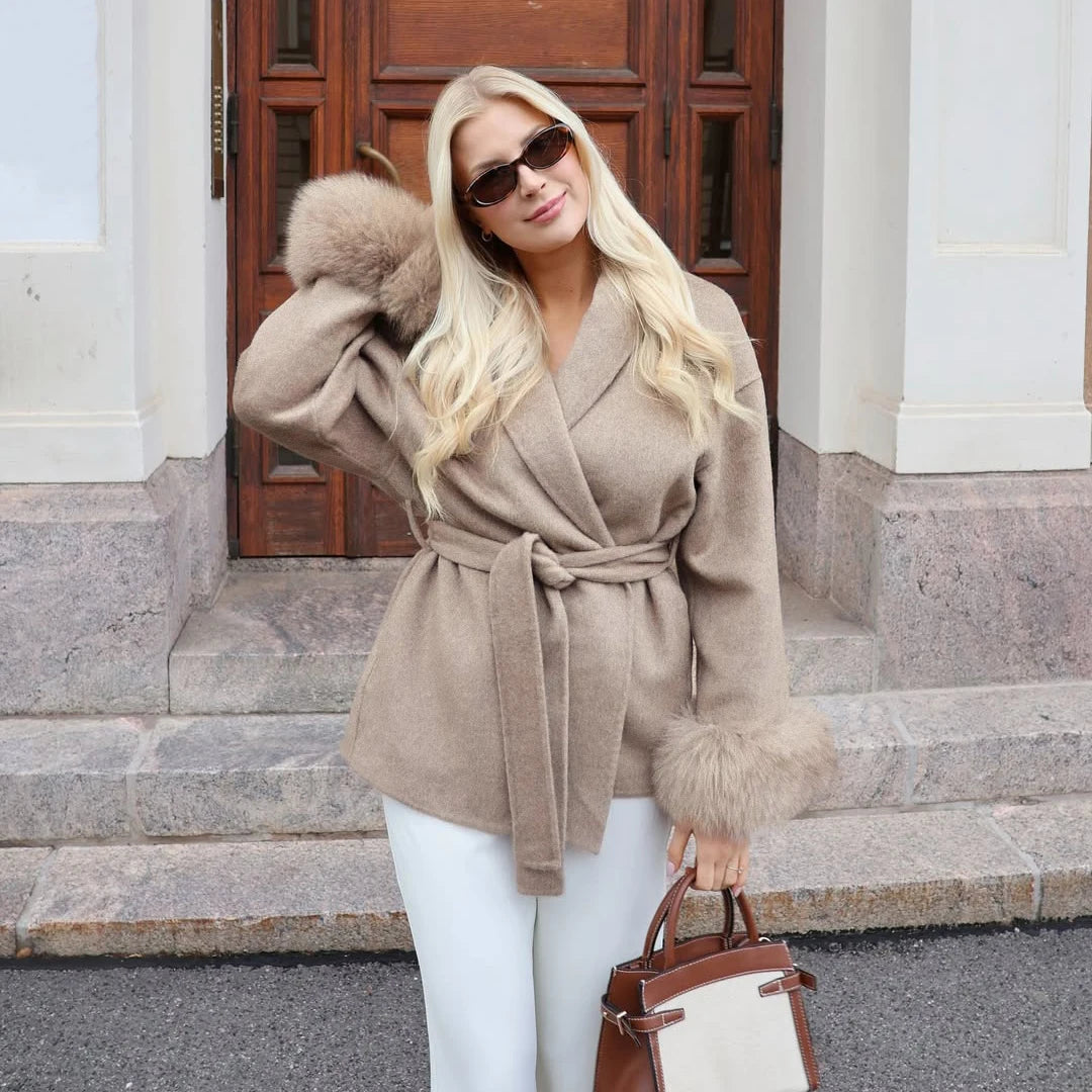 Elegant Double-Sided Wool Overcoat – ExcelsiorOnlineLLC