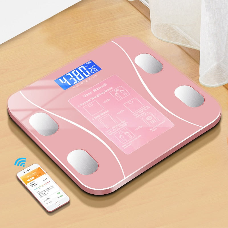 Smart Wireless Digital Bathroom Scale With Smartphone App