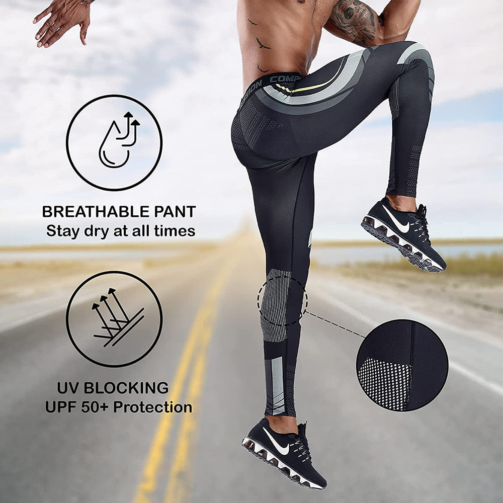 Men's Compression Quick-Dry Fitness Sport Leggings