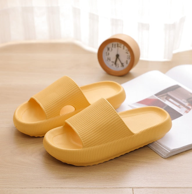 Home Soft Sole Thick Platform Slippers