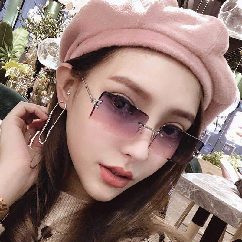 New Rimless Frameless Rectangle Shades