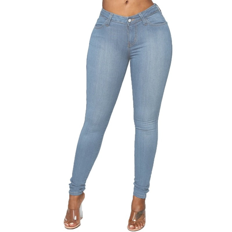 Women's High Waisted Stretch Denim Jeans