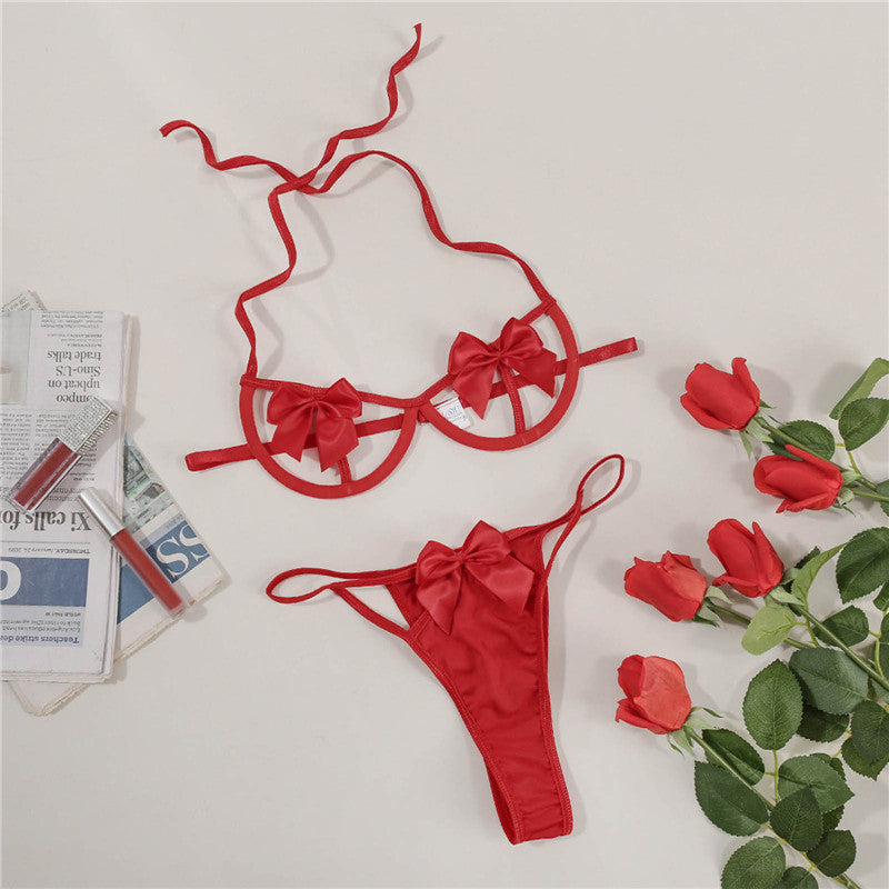 Sexy Lace Three-Point Bathing Lingerie Swimsuit
