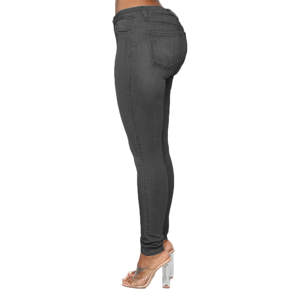 Women's High Waisted Stretch Denim Jeans