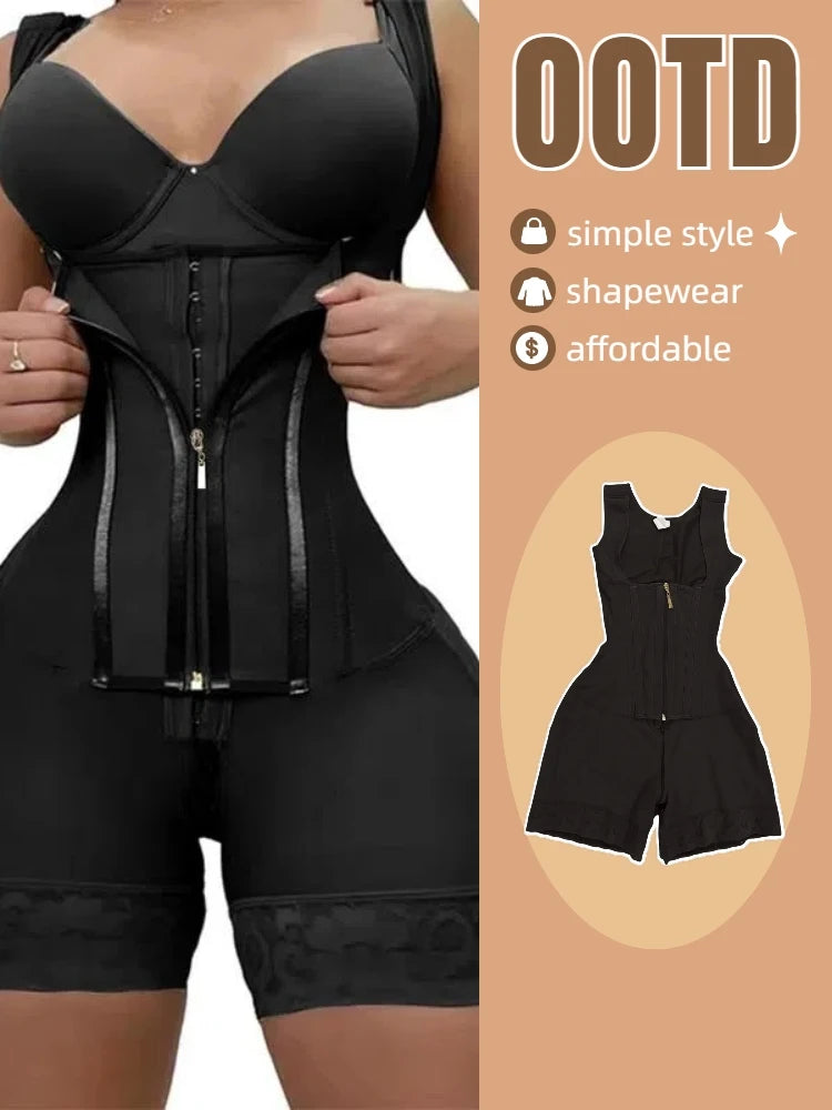 Shapewear Lace-Trimmed  Bodysuit