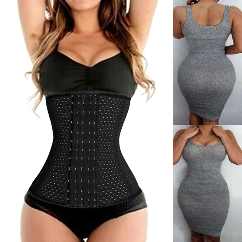 Steel Size XS-5XL  Boned Waist Trainer Corset