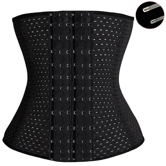 Steel Size XS-5XL  Boned Waist Trainer Corset