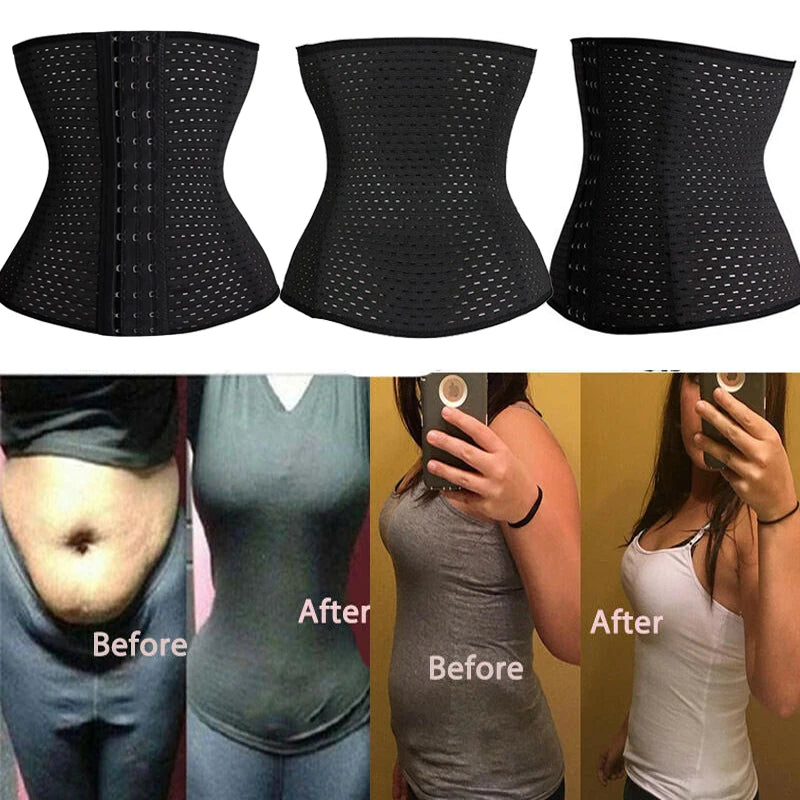 Steel Size XS-5XL  Boned Waist Trainer Corset