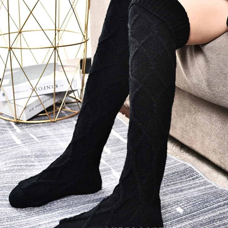Luxury  Knee Length Knit Socks