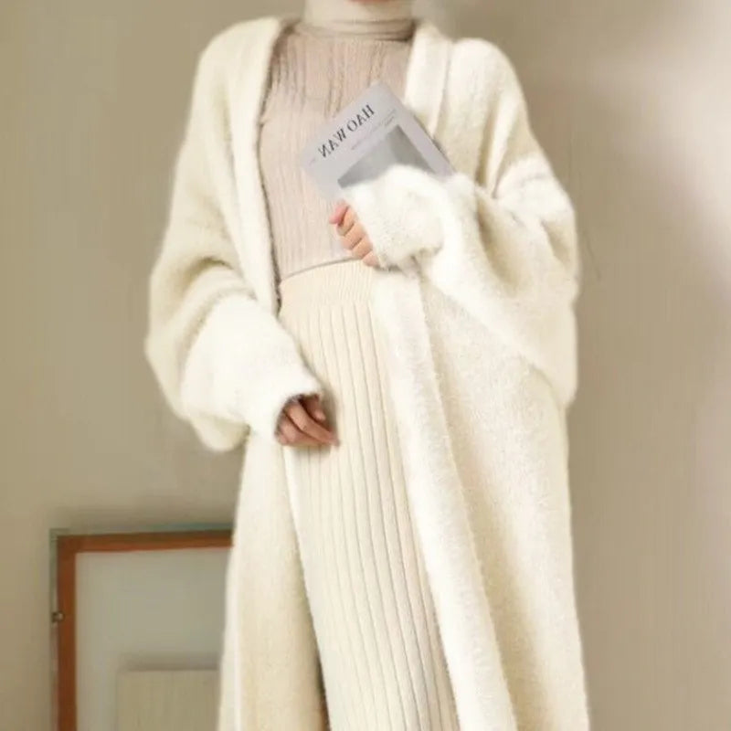 Luxury Long Fluffy Cardigan for Women