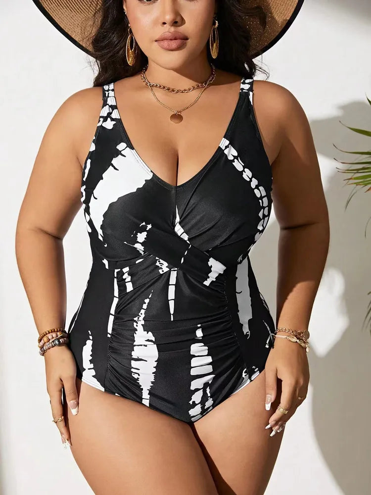 Curvy Womens One Piece Monokini