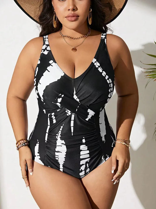 Curvy Womens One Piece Monokini