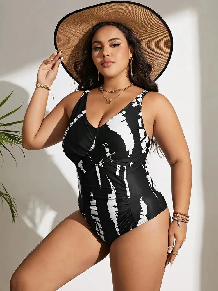Curvy Womens One Piece Monokini