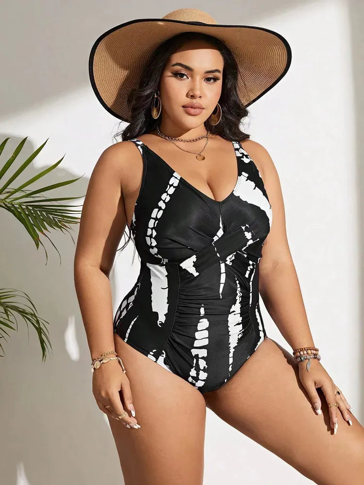 Curvy Womens One Piece Monokini