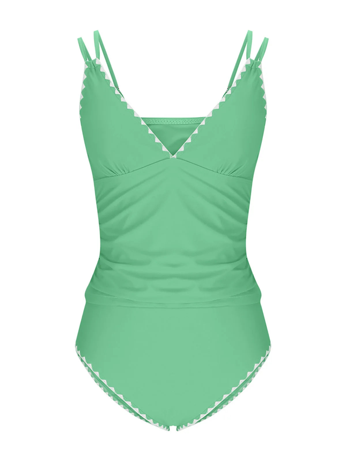 Women's V Neck Two-Piece Tankini