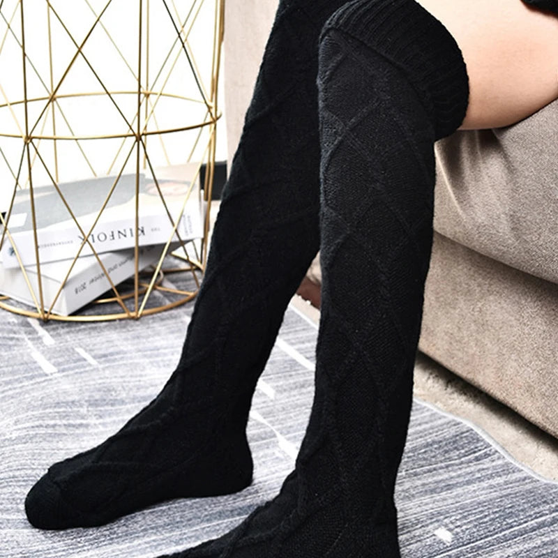 Luxury  Knee Length Knit Socks