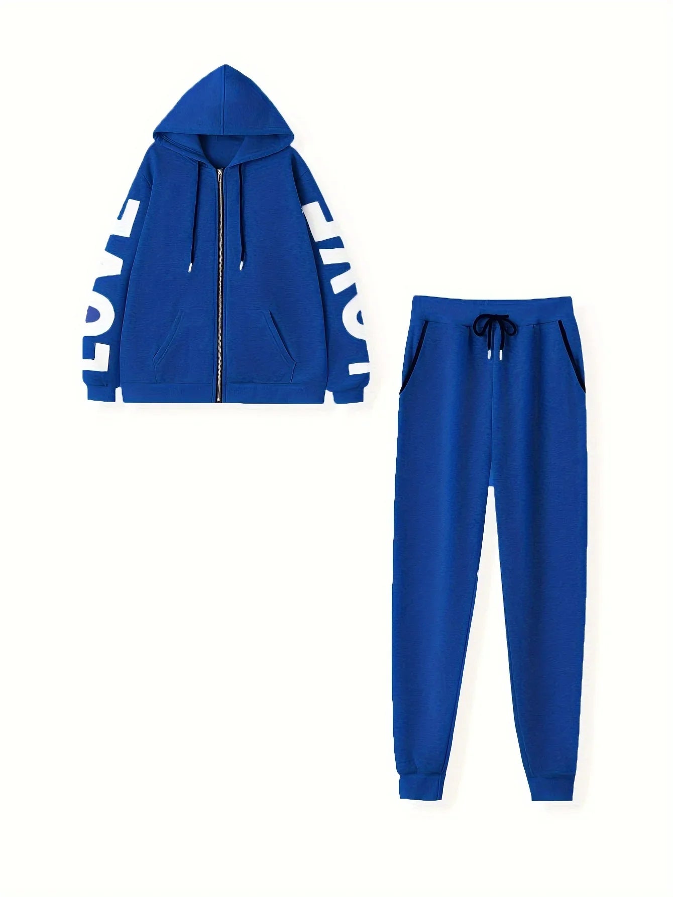 Womens Casual Two Piece Jogging Set