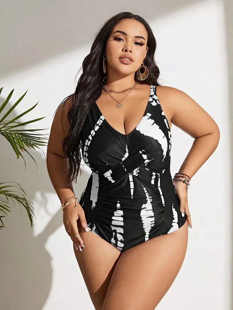 Curvy Womens One Piece Monokini