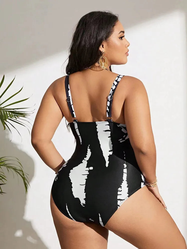 Curvy Womens One Piece Monokini