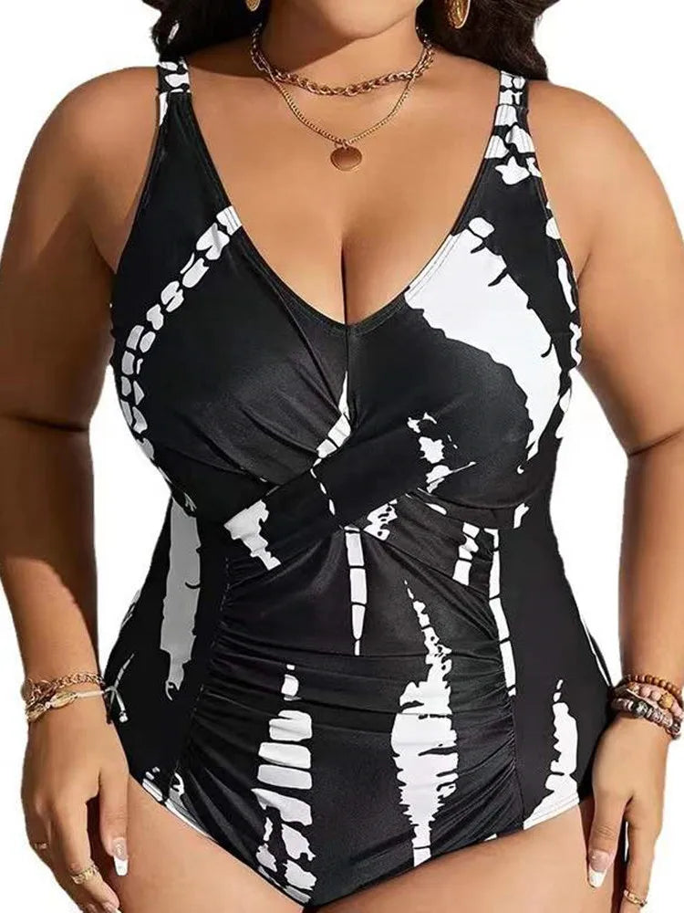 Curvy Womens One Piece Monokini