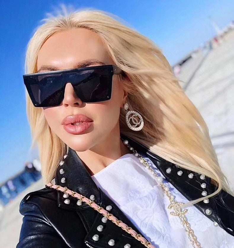 Vintage Oversized Square Sunglasses