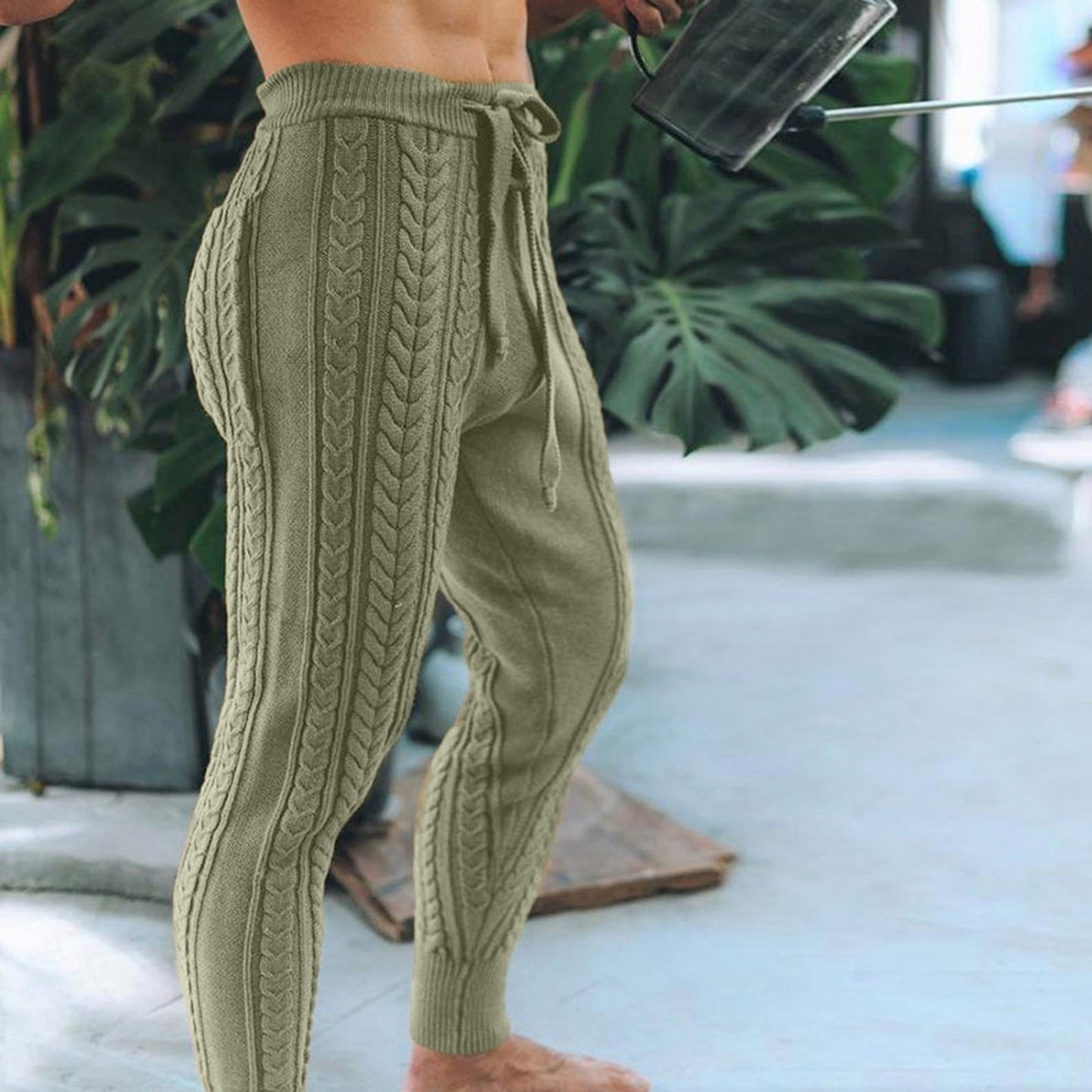 Men's Sweater Knitted Pants