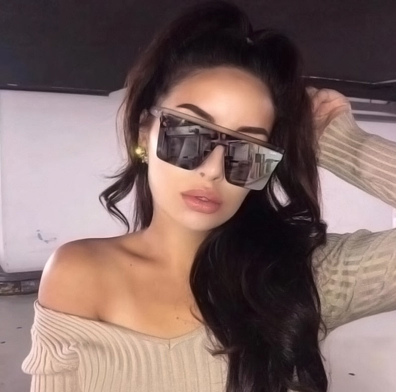 Vintage Oversized Square Sunglasses