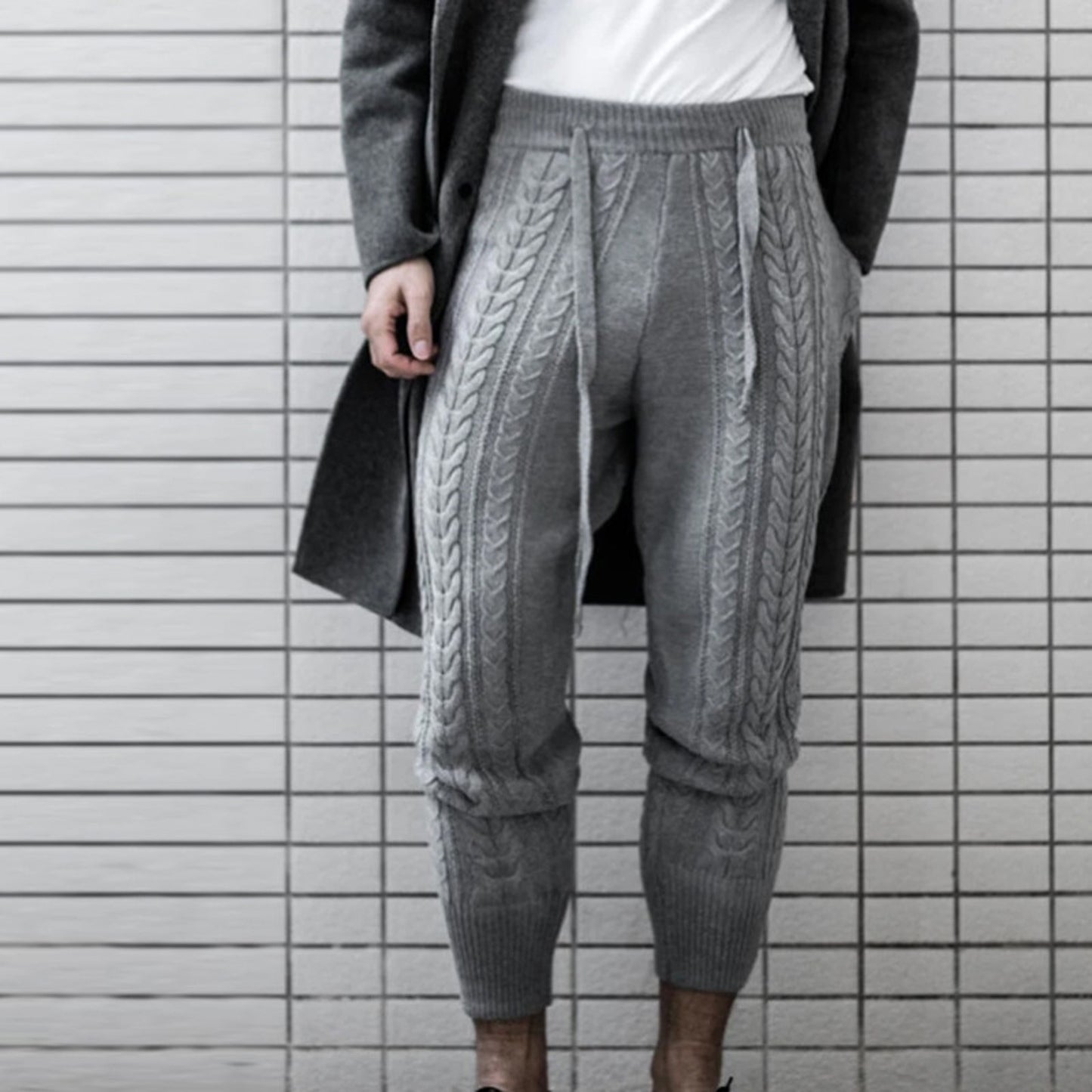 Men's Sweater Knitted Pants