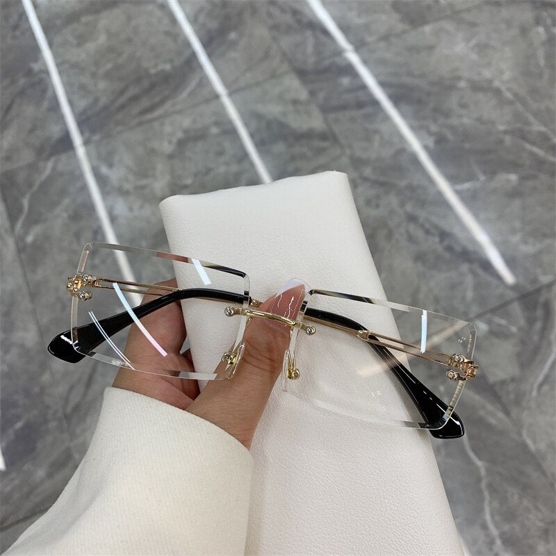 New Rimless Frameless Rectangle Shades