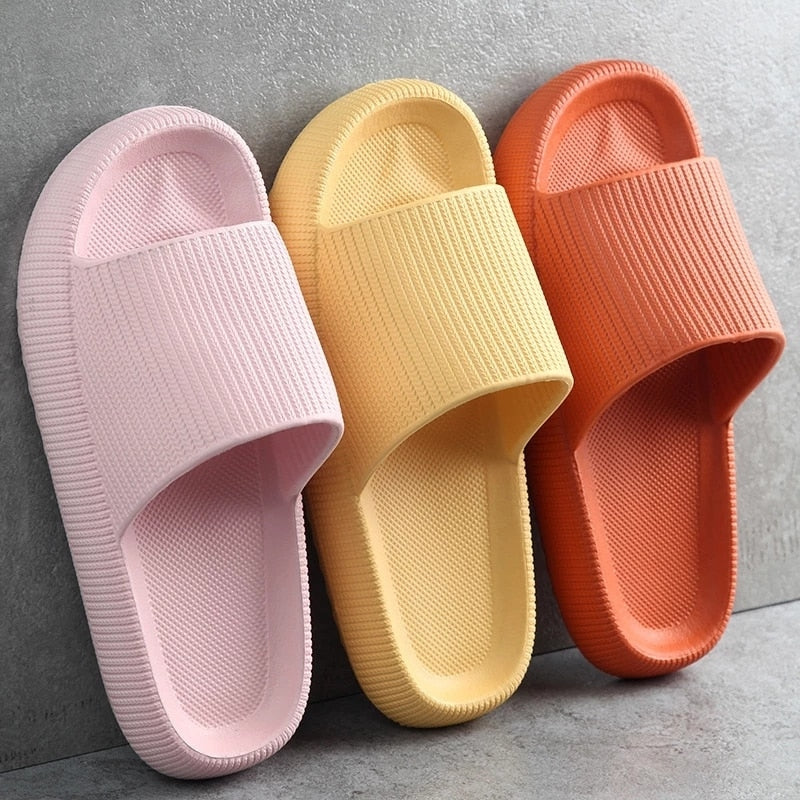 Home Soft Sole Thick Platform Slippers